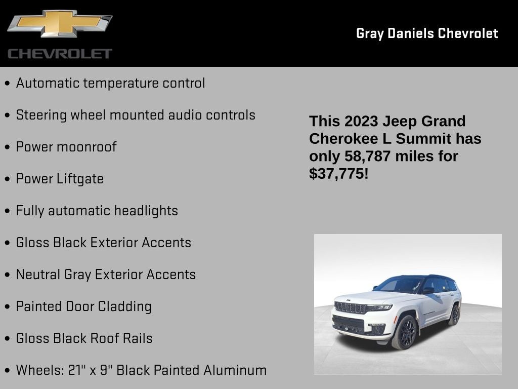 2023 Jeep Grand Cherokee L Summit