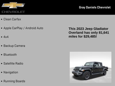 2023 Jeep Gladiator Overland