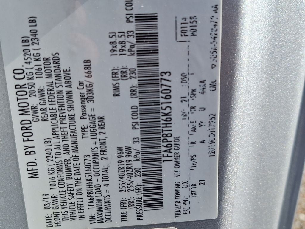 2019 Ford Mustang EcoBoost