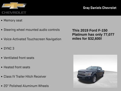 2019 Ford F-150 Platinum