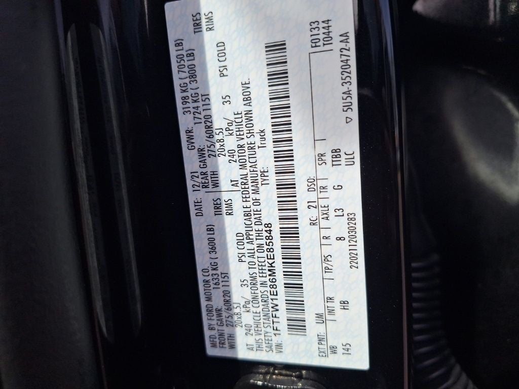 2021 Ford F-150 Lariat