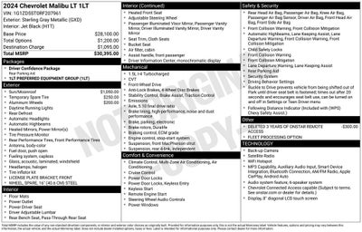 2024 Chevrolet Malibu LT 1LT