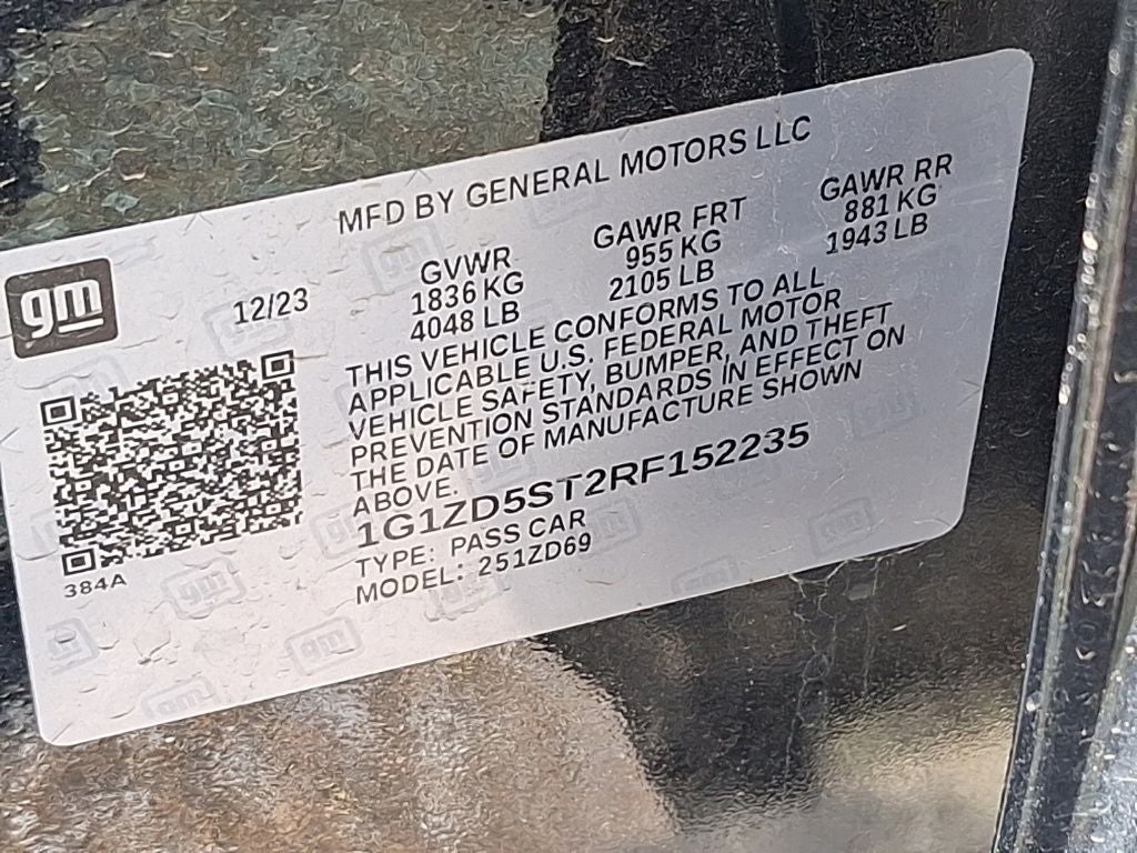 2024 Chevrolet Malibu LT 1LT