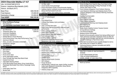 2024 Chevrolet Malibu LT 1LT