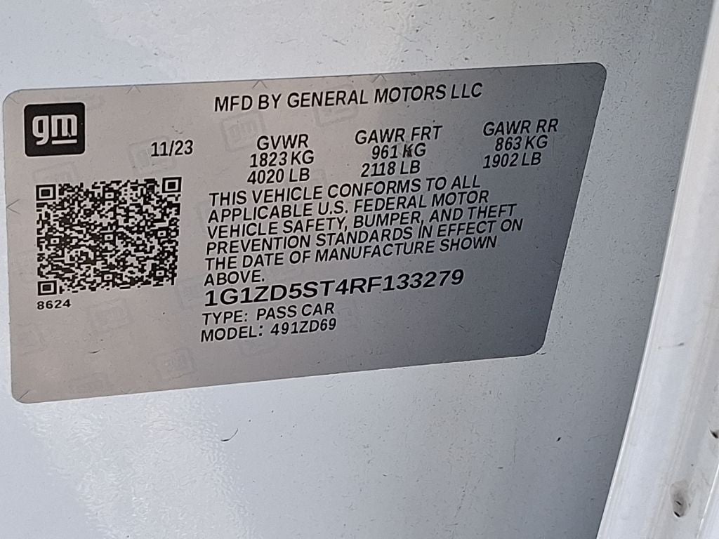 2024 Chevrolet Malibu LT 1LT