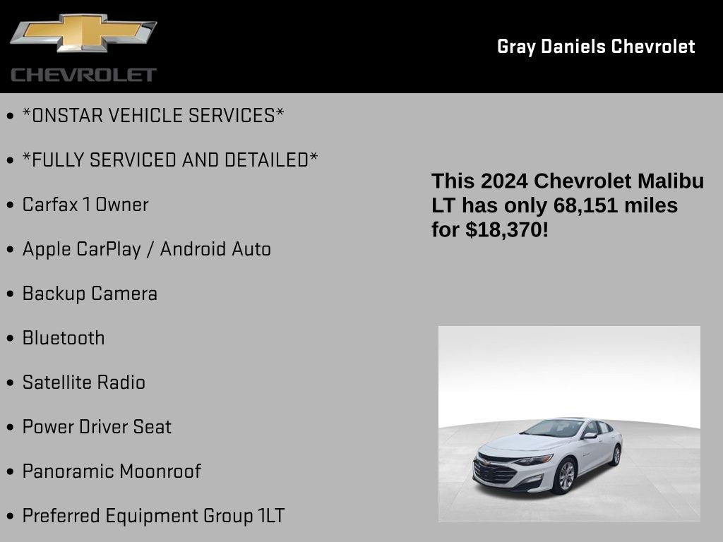 2024 Chevrolet Malibu LT 1LT