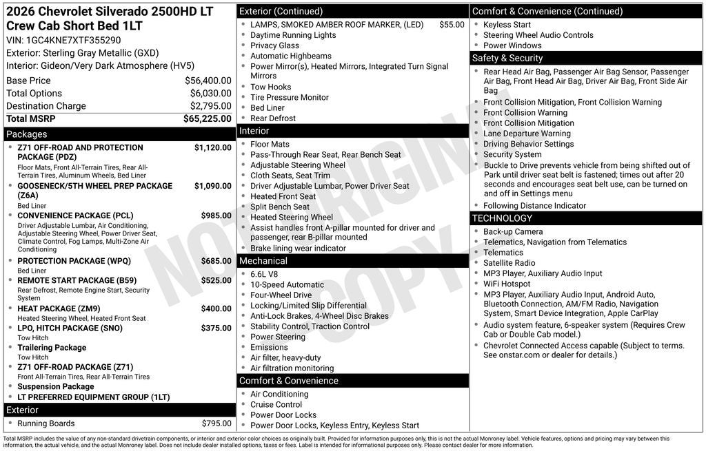 2026 Chevrolet Silverado 2500HD LT