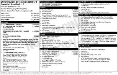 2026 Chevrolet Silverado 2500HD LTZ