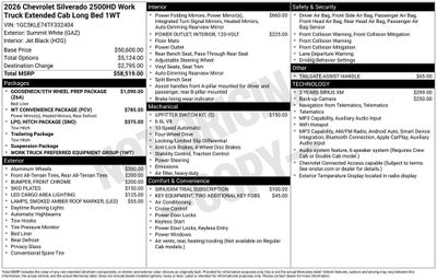 2026 Chevrolet Silverado 2500HD Work Truck