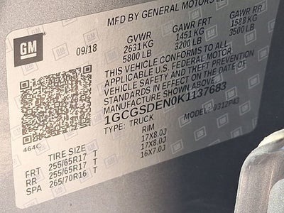 2019 Chevrolet Colorado Z71