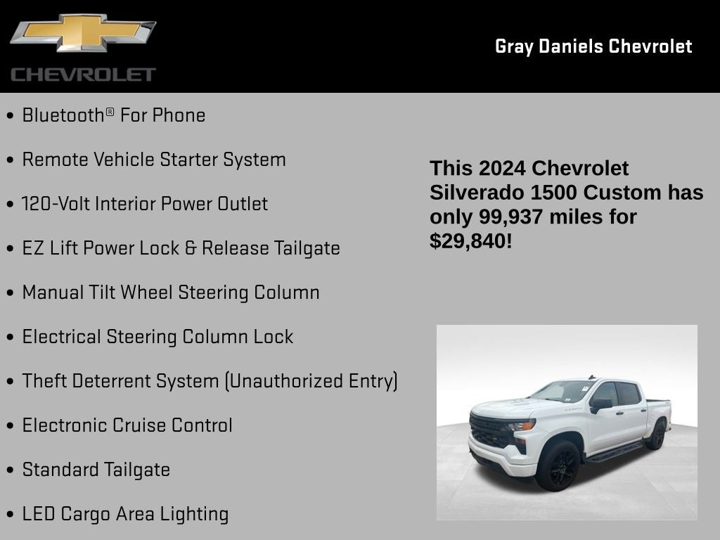 2024 Chevrolet Silverado 1500 Custom