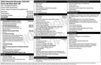 2026 Chevrolet Silverado 1500 RST