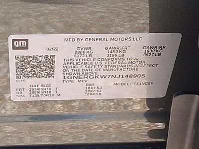 2022 Chevrolet Traverse LT 1LT