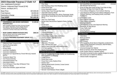 2023 Chevrolet Traverse LT 1LT