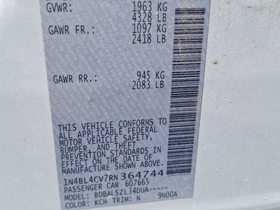 2024 Nissan Altima 2.5 SR