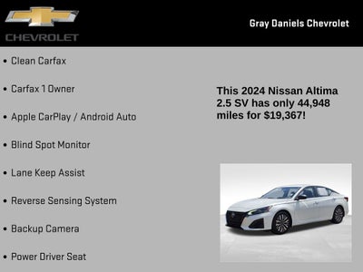 2024 Nissan Altima 2.5 SV