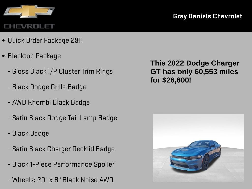 2022 Dodge Charger GT