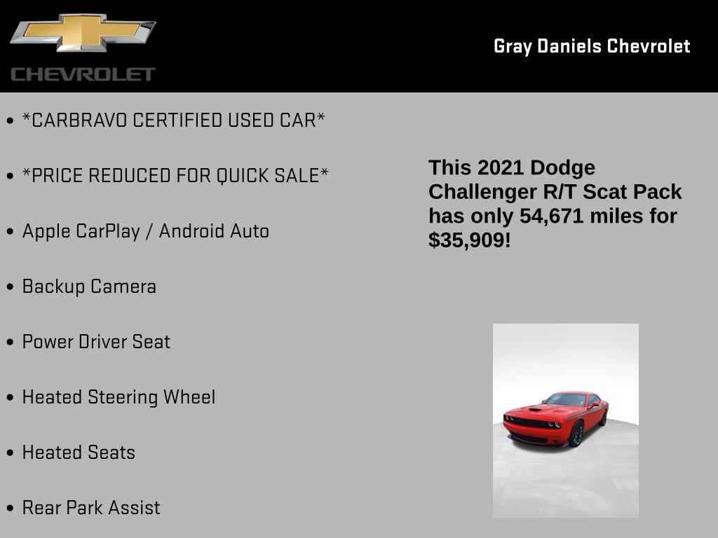 2021 Dodge Challenger R/T Scat Pack