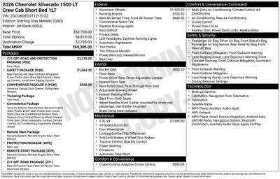 2026 Chevrolet Silverado 1500 LT LT1