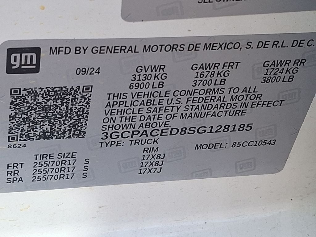 2025 Chevrolet Silverado 1500 LT