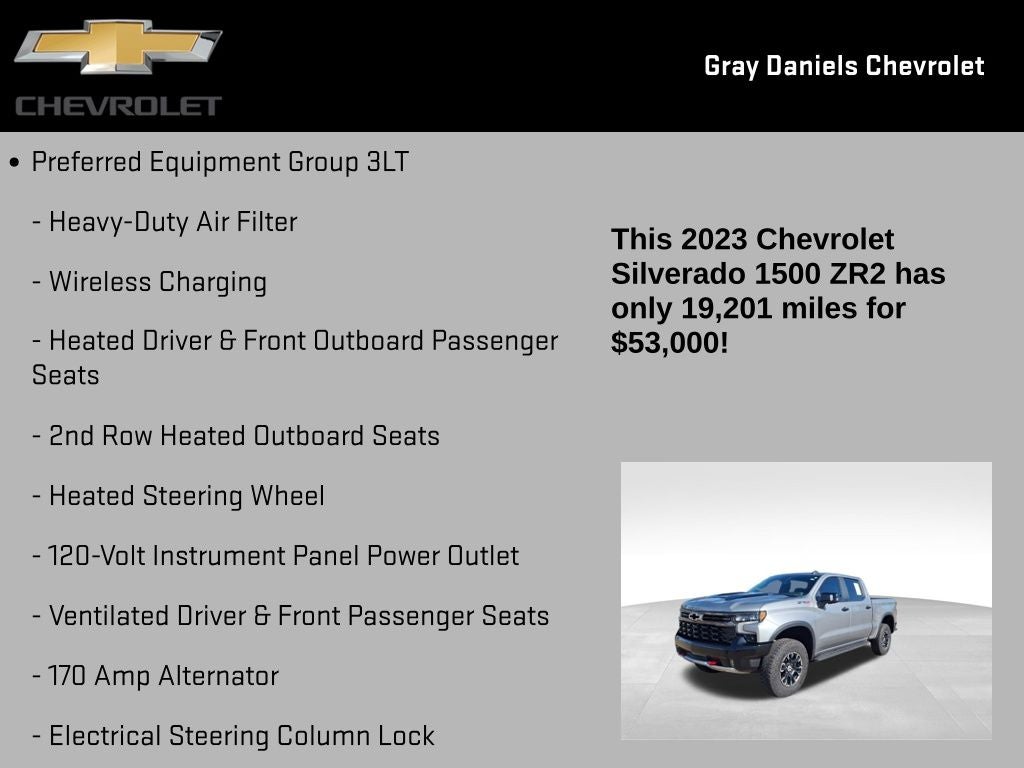 2023 Chevrolet Silverado 1500 ZR2