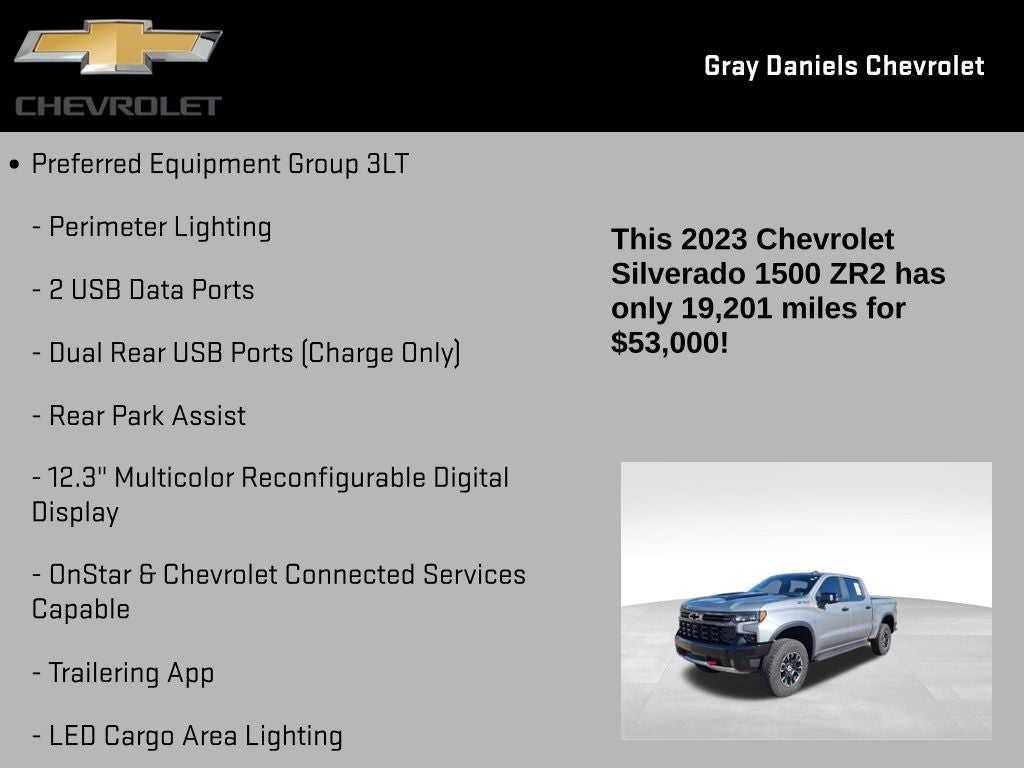 2023 Chevrolet Silverado 1500 ZR2