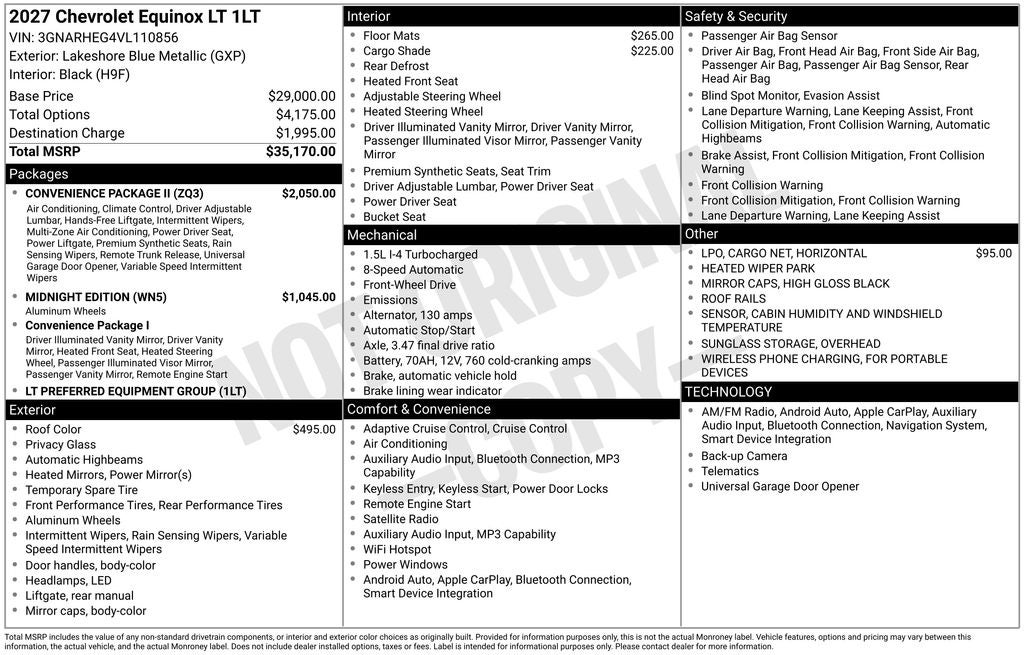 2027 Chevrolet Equinox LT