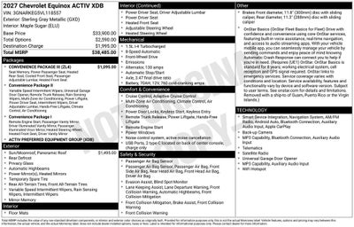 2027 Chevrolet Equinox ACTIV