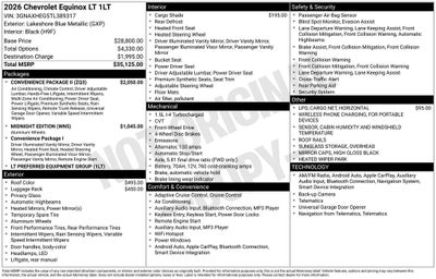 2026 Chevrolet Equinox LT