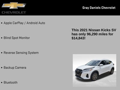 2021 Nissan Kicks SV