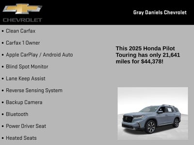 2025 Honda Pilot Touring