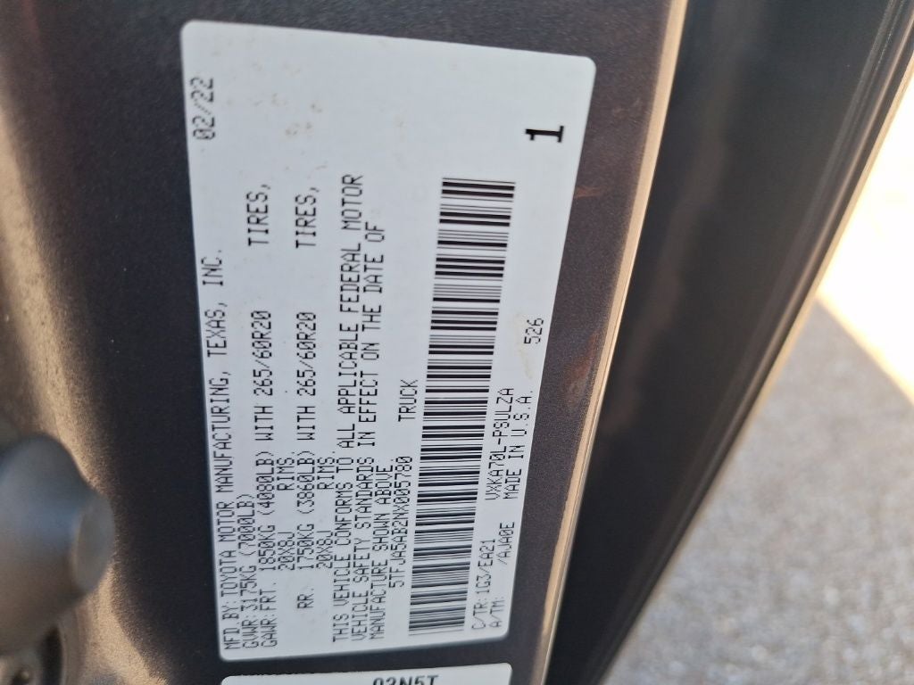 2022 Toyota Tundra Limited