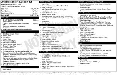 2021 Buick Encore GX Select