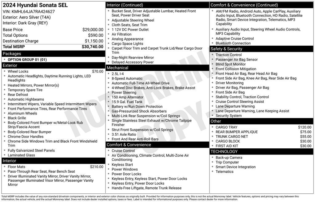 2024 Hyundai Sonata SEL