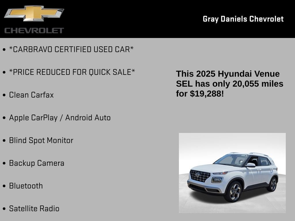 2025 Hyundai Venue SEL
