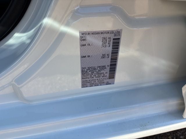 2025 Nissan Altima 2.5 SR