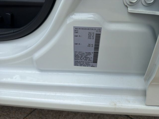 2026 Nissan Altima 2.5 SR