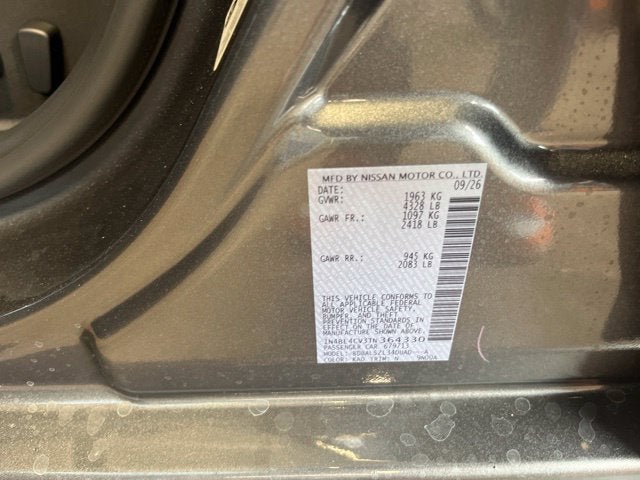 2026 Nissan Altima 2.5 SR