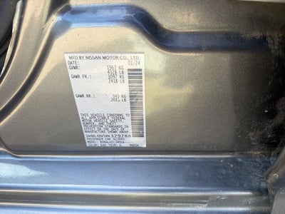 2024 Nissan Altima 2.5 SV