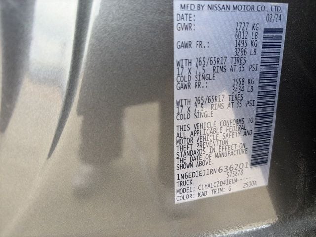 2024 Nissan Frontier SV