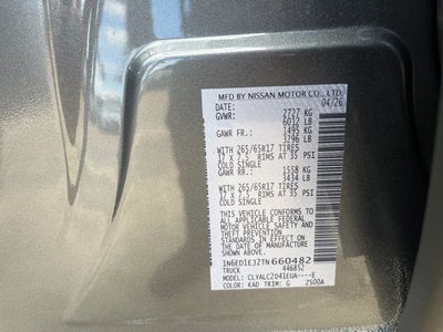 2026 Nissan Frontier SV