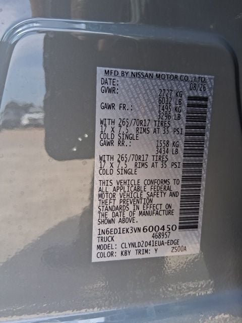 2027 Nissan Frontier PRO-4X