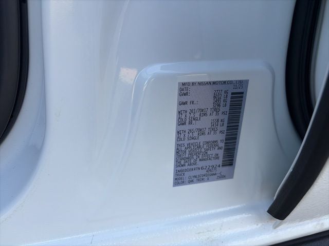 2026 Nissan Frontier PRO-4X