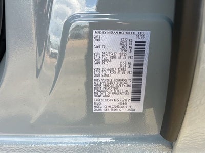2026 Nissan Frontier SV