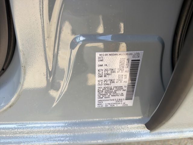 2026 Nissan Frontier PRO-4X
