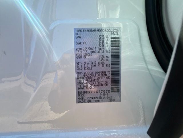 2026 Nissan Frontier PRO-4X