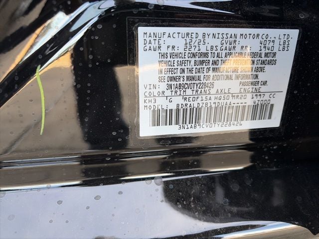 2026 Nissan Sentra SV