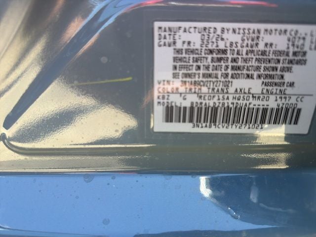 2026 Nissan Sentra SV