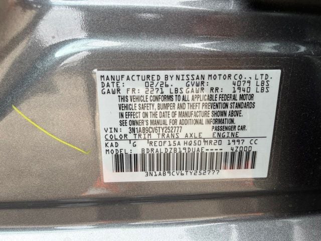 2026 Nissan Sentra SV