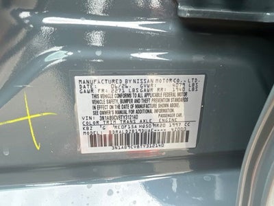 2026 Nissan Sentra SV